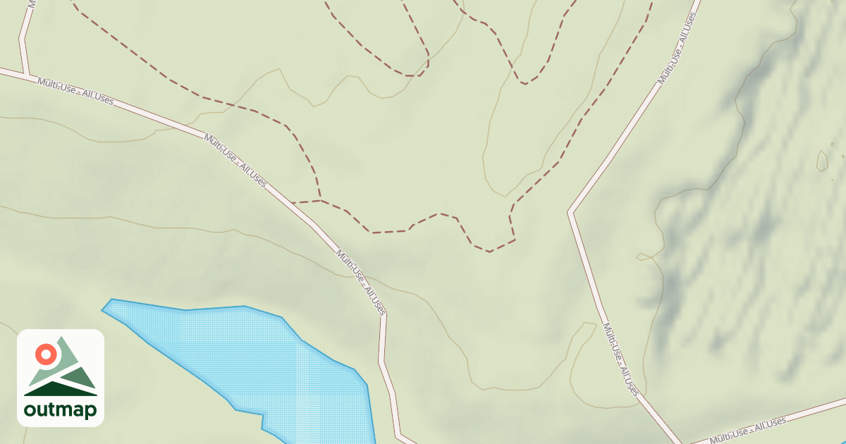 Map of Interlake State Recreation Area Trails