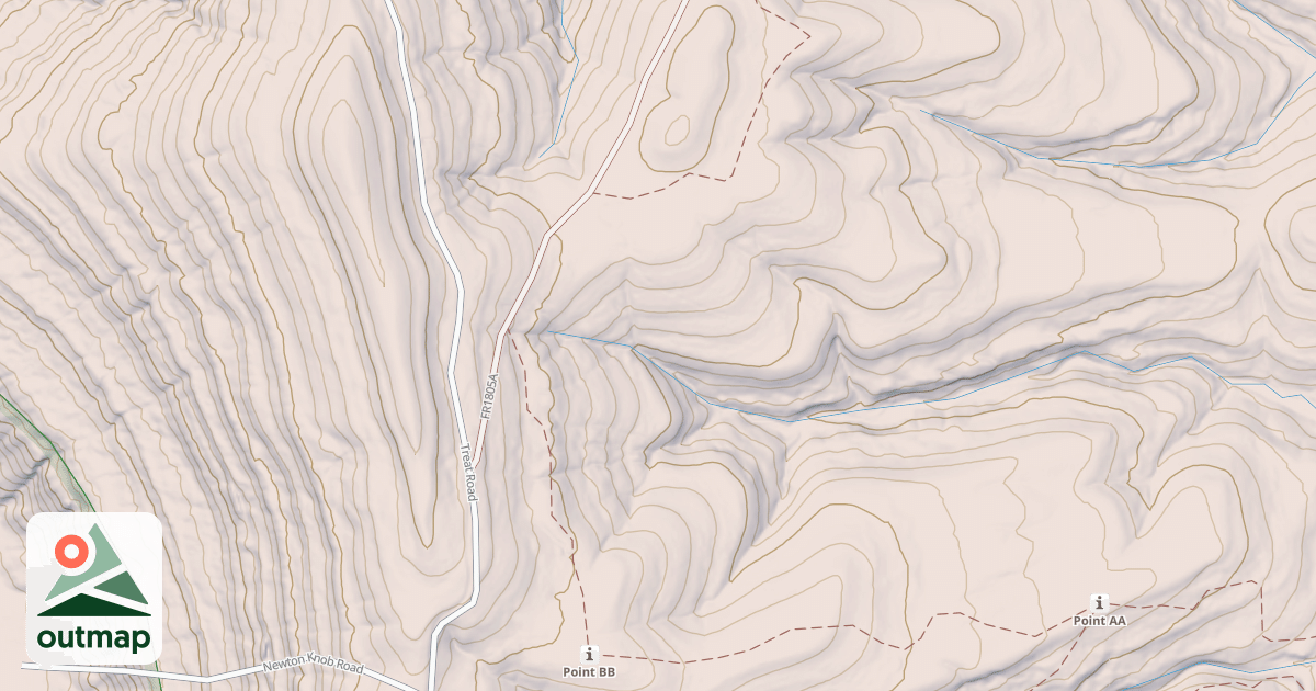 Map of MG HIGH MTN LOOP C