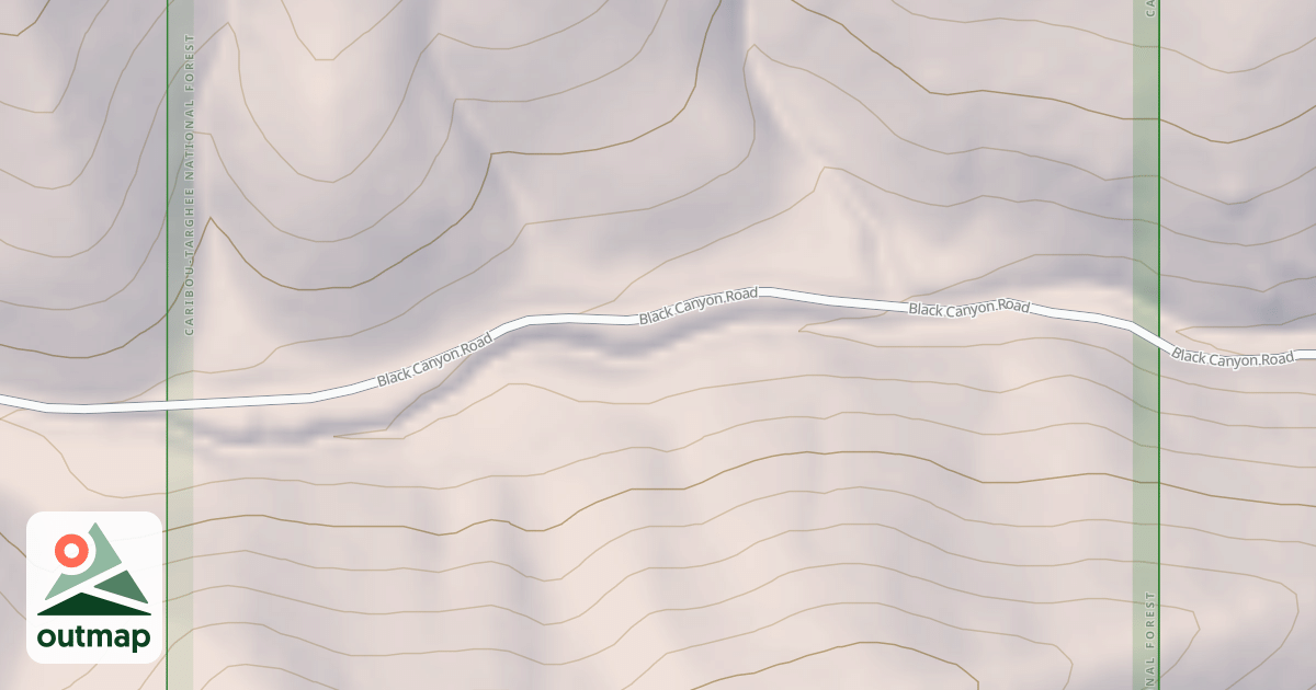 Map of BLACK CANYON