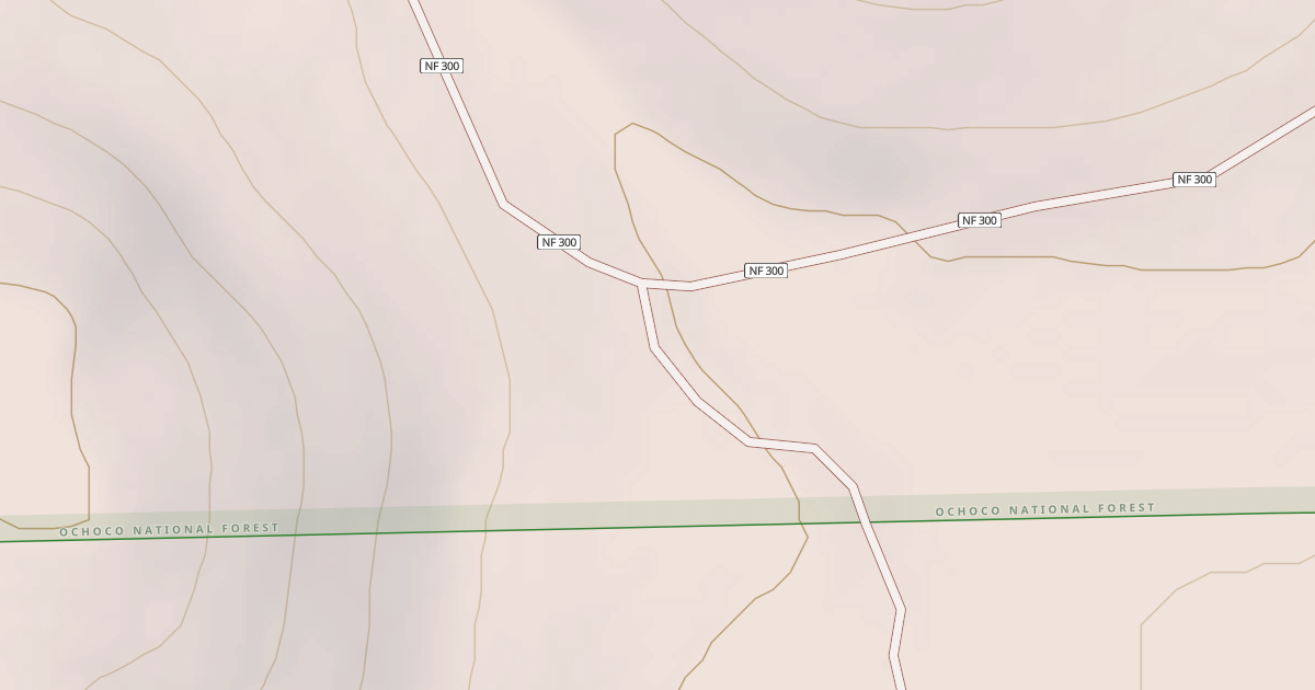 Map preview of USFS Motor Vehicle Use Map Roads {5527A9EC-E9A9-4292-AE64-D4BACF716460}