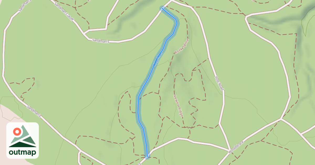 Map of Ridge Run