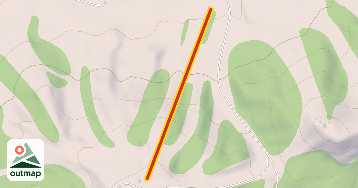 Map of Milky Way Triple Chairlift