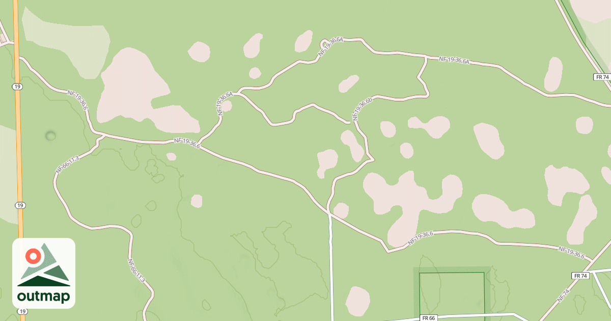 Map of USFS Motor Vehicle Use Map Roads {7BE24540-0790-485D-BCE5-EE8FB73B29B6}
