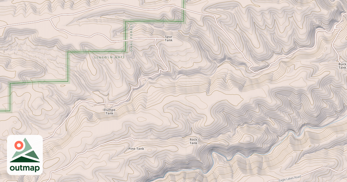 Map of USFS National Forest System Roads {67A87B8F-ABC4-4377-9C83-82CB5A49F5A5}