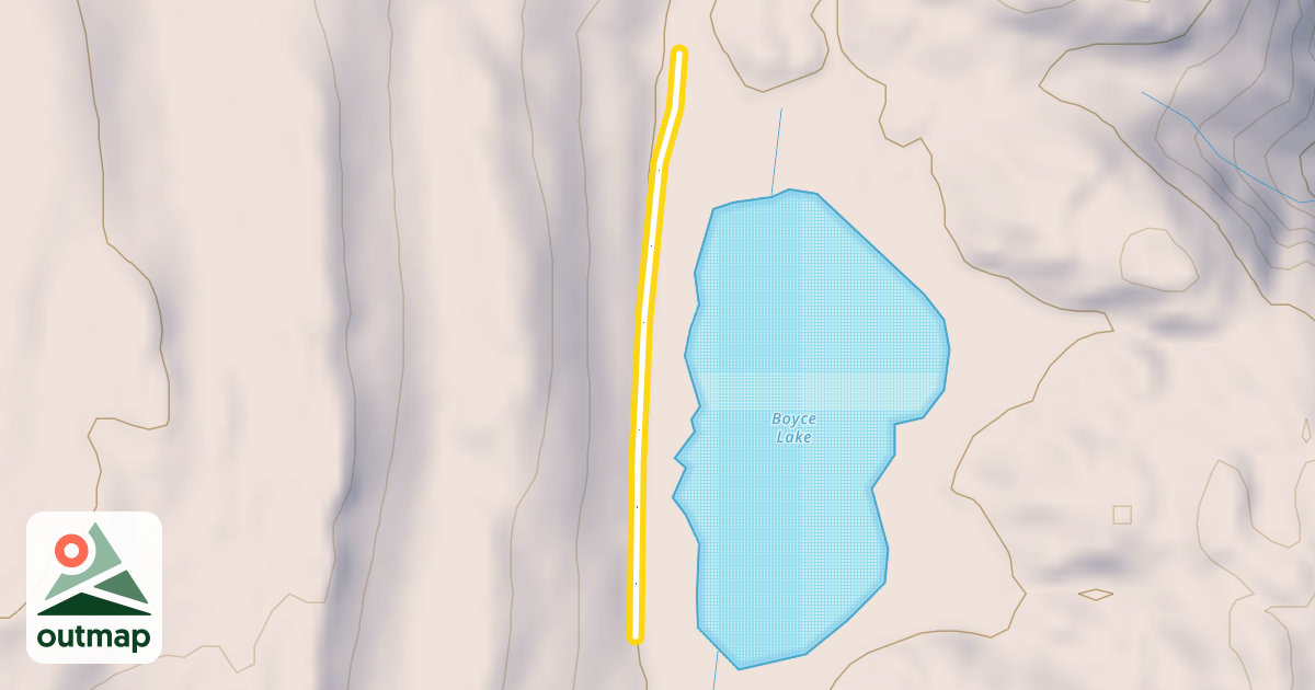 Map of Boyce Lake Loop