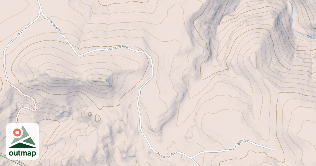 Map of BEAR RIDGE BR 1E
