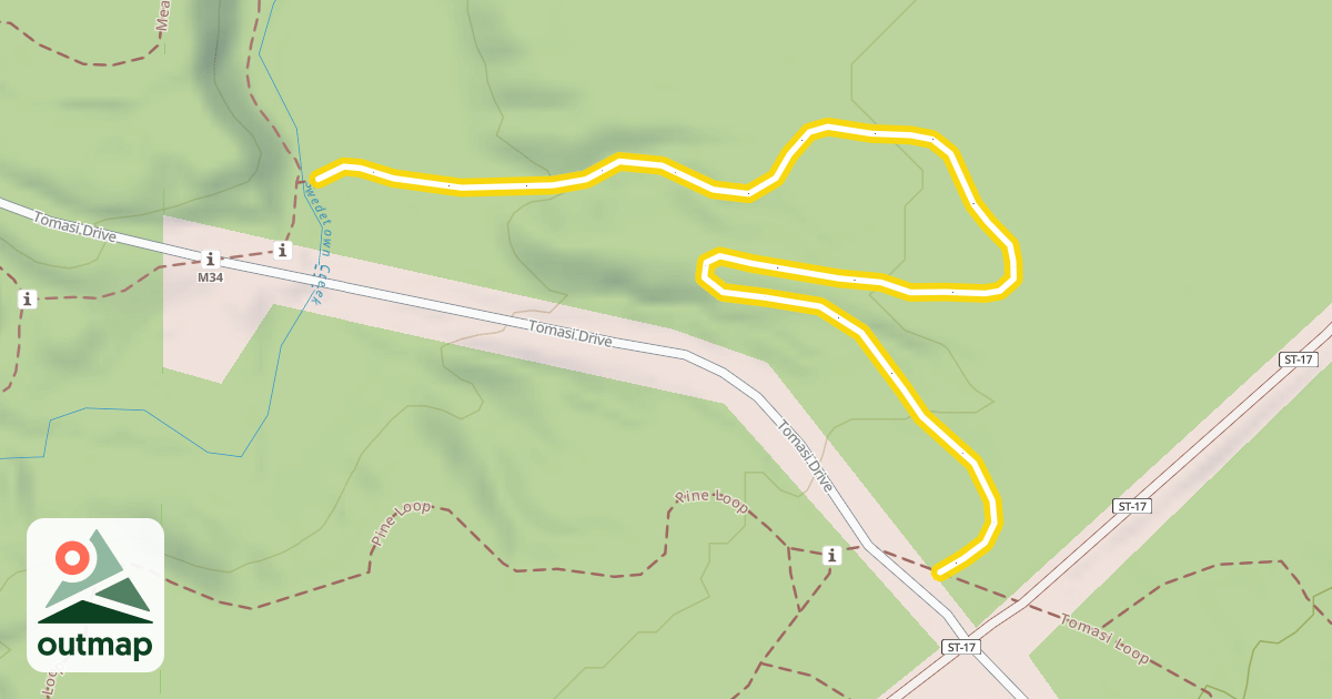Map of Creekside Connector
