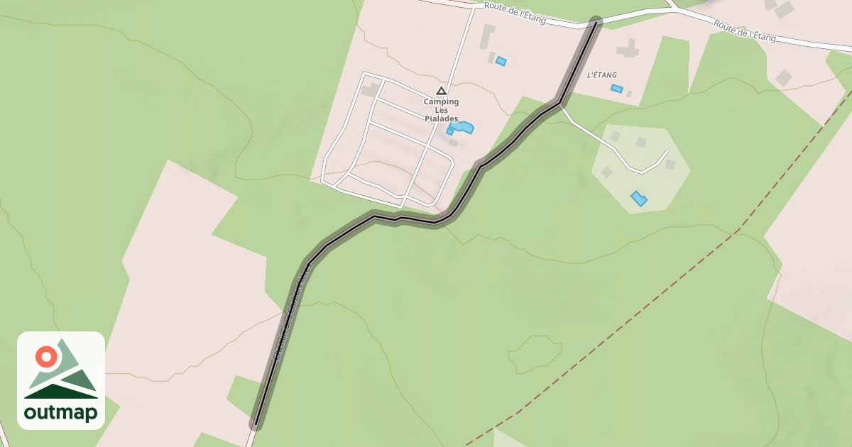 Map of Chemin des Carbonnières