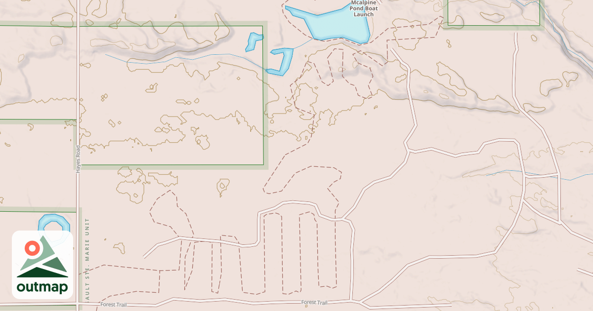 Map of Sandtown Motorcycle Trail