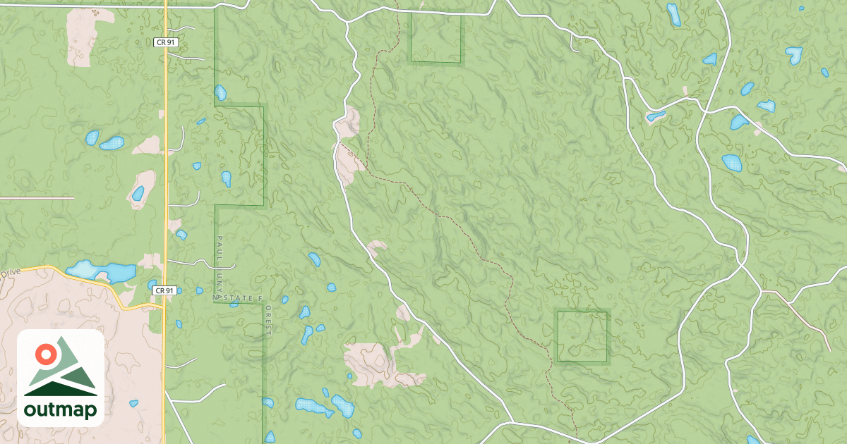 Map of Round River Drive