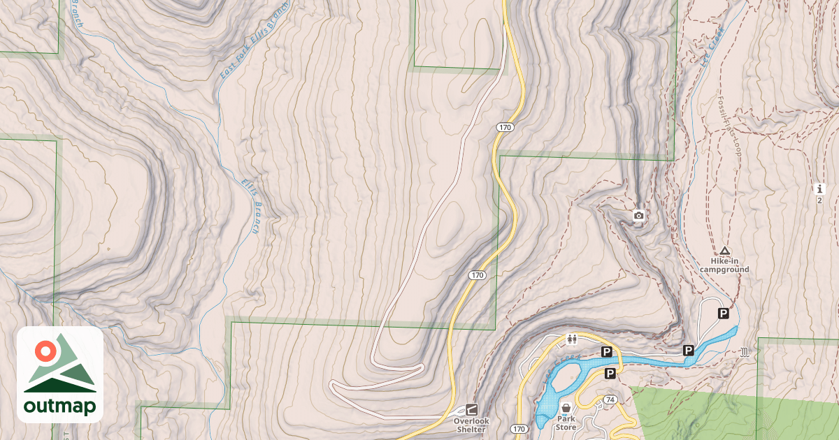 Map of USFS Motor Vehicle Use Map Roads {306AEFB9-56C1-45D6-833E-DAF5684925D4}