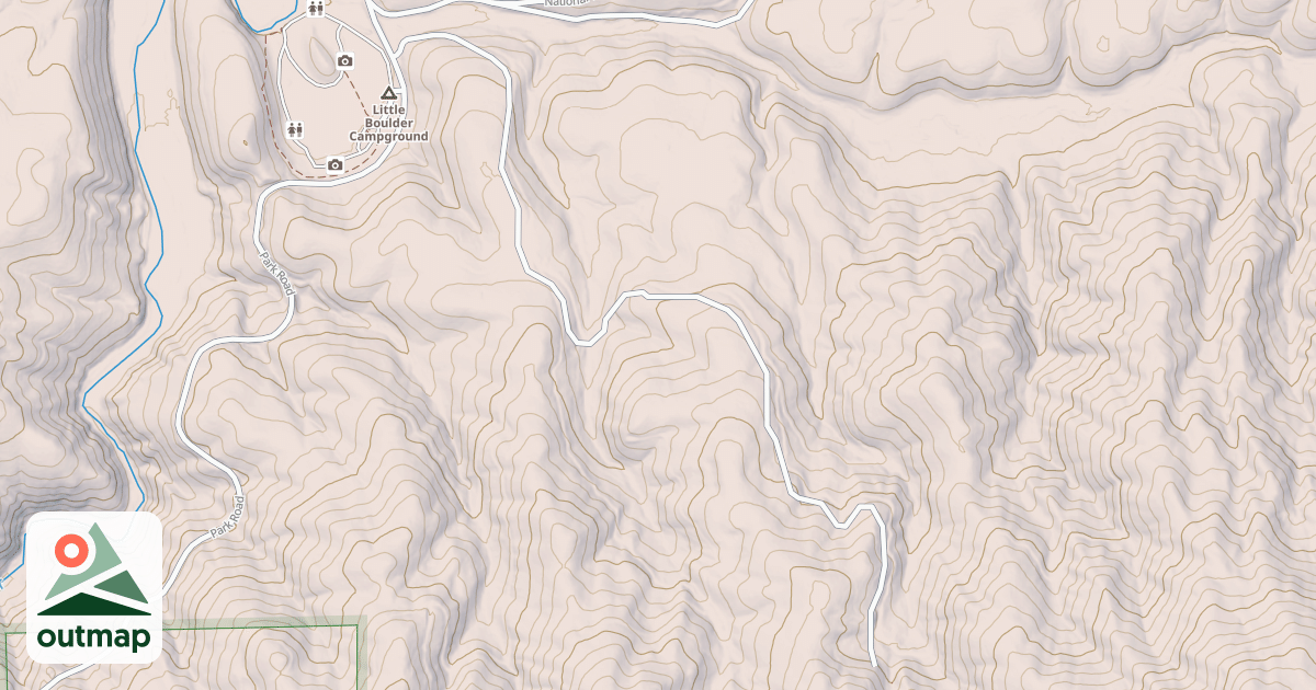 Map of S FK LITTLE BOULDER CR
