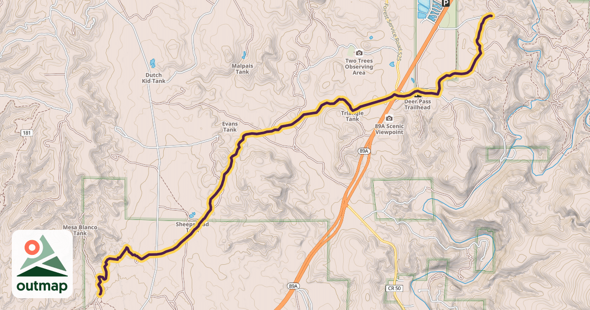Map of Lime Kiln Trail