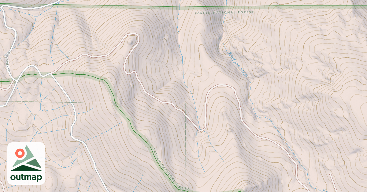 Map of DIAMOND RIDGE