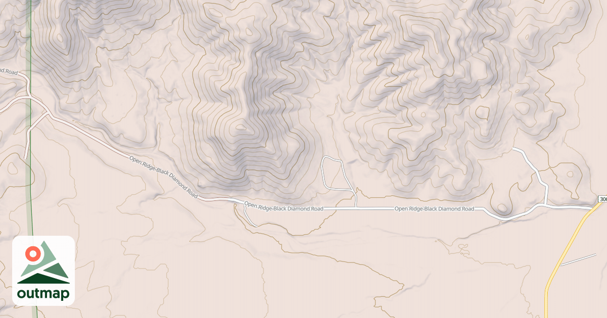 Map of OPEN RIDGE-BLACK DIAMOND
