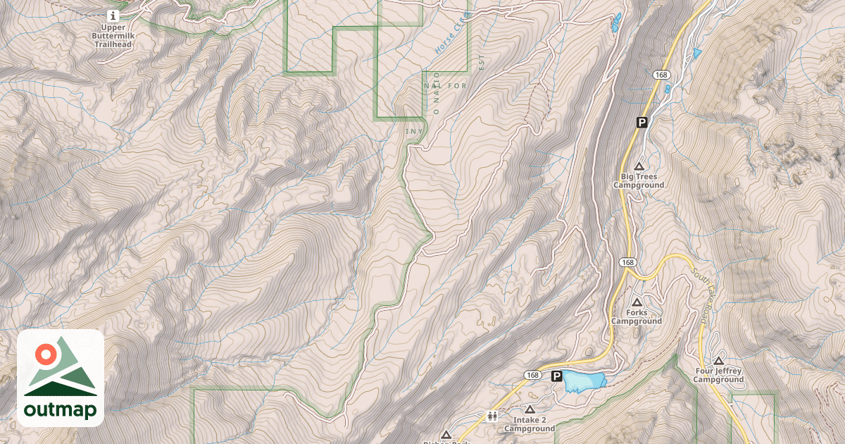 Map of BISHOP BOWL