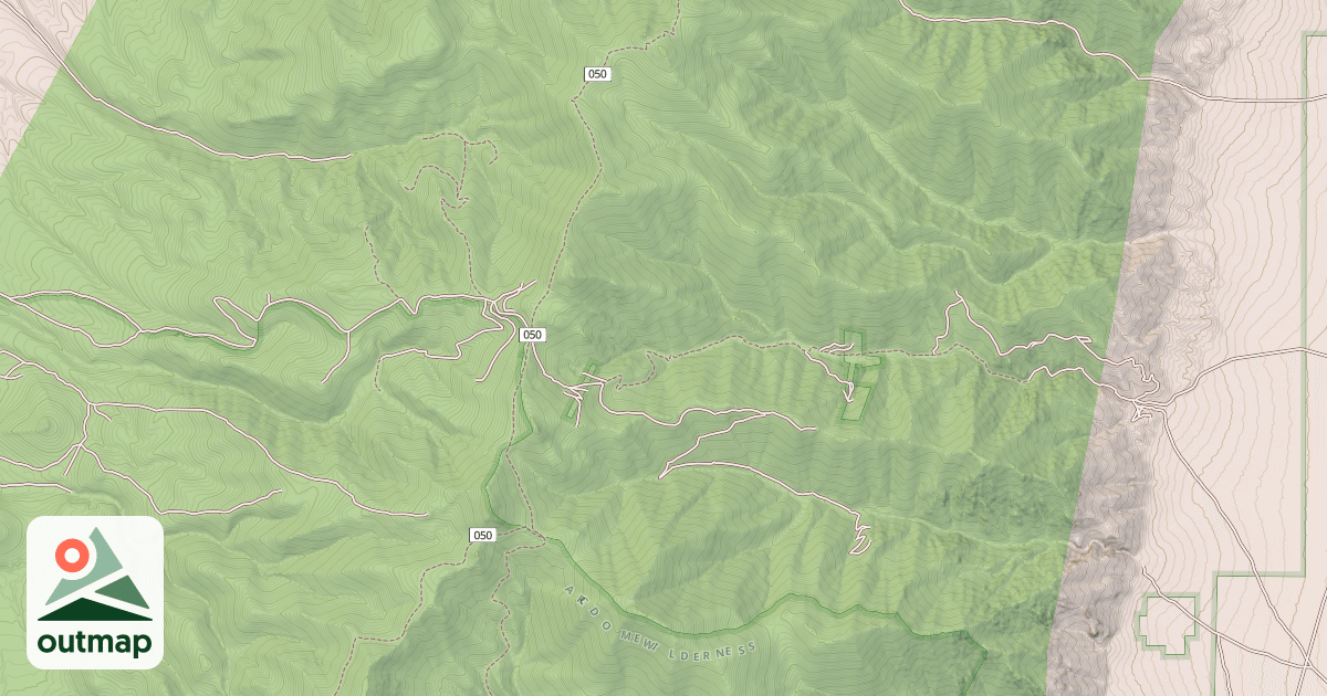 Map of REESE RIVER - OPHIR CREEK