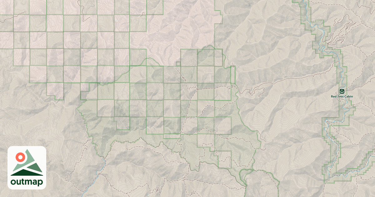 Map of AVERY TIMBER CREEK