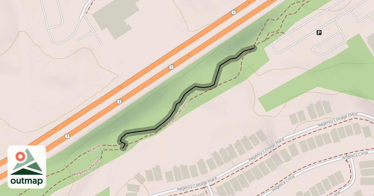 Map of Regency Trails