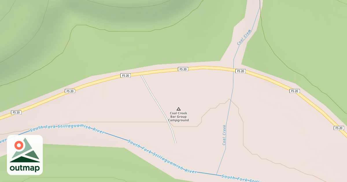 Map of COAL CR BAR CG