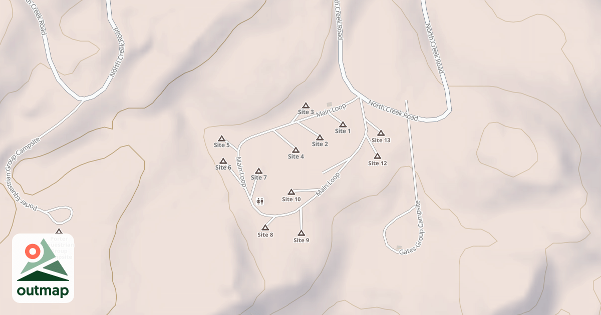 Map of BARKER RESERVOIR CG A