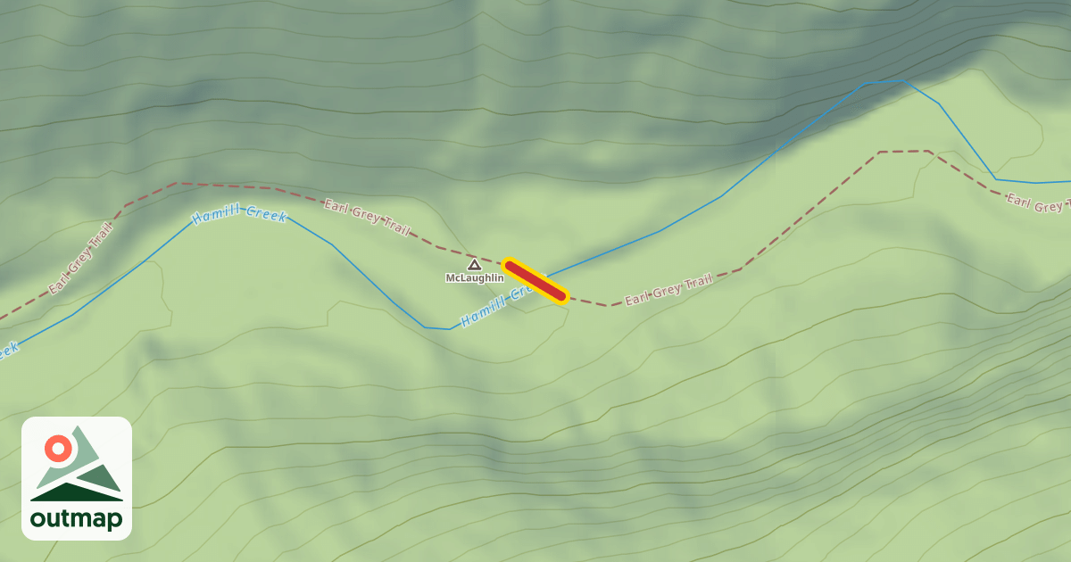 Map of Earl Grey Trail