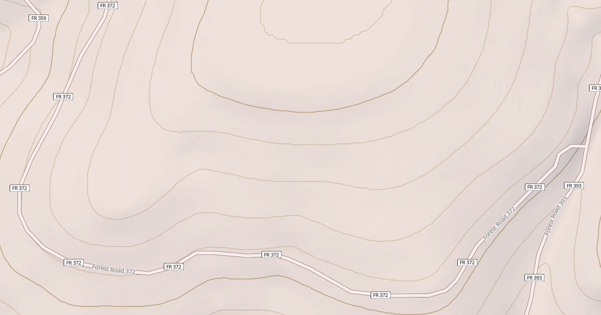 Map preview of USFS National Forest System Roads {45DA97AF-1FBB-412F-B72F-CFD4BE8B23A3}