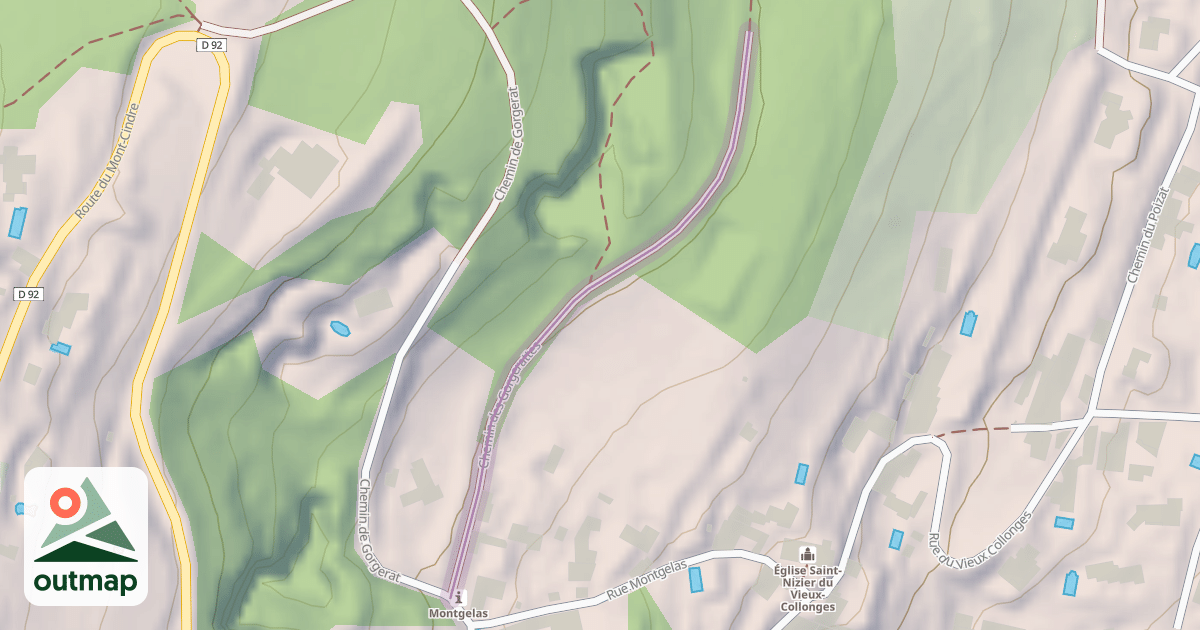 Map of Chemin des Gorgerattes