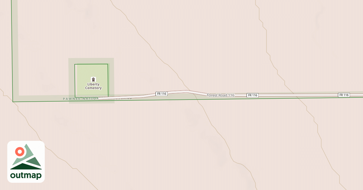 Map of ROAD 116