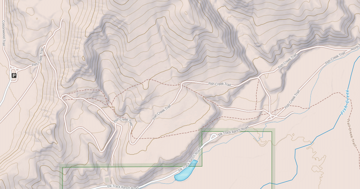 Map preview of FISH CREEK