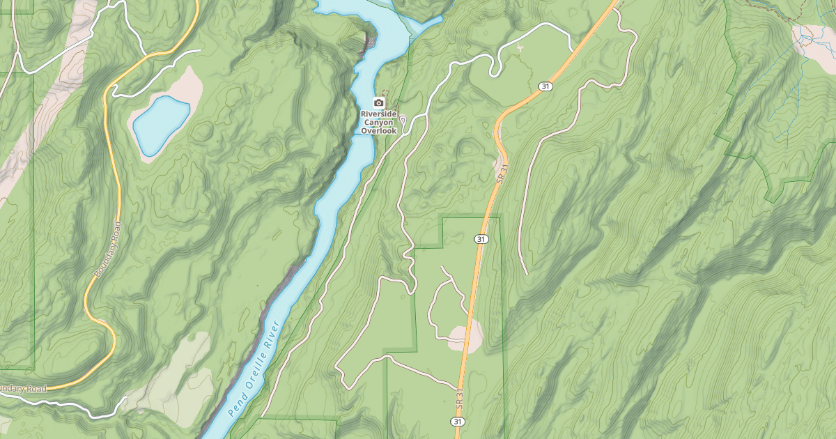 Map preview of USFS Motor Vehicle Use Map Roads {4A1214B9-D3D5-47EA-8A54-17BFAC633871}