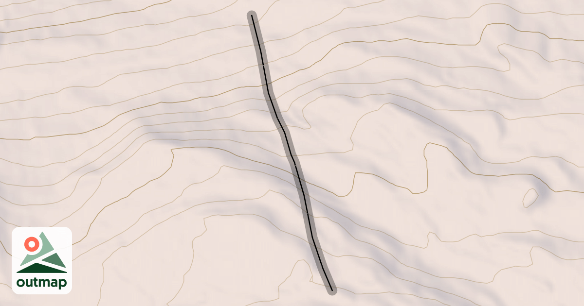 Map of Grizzly Gulley