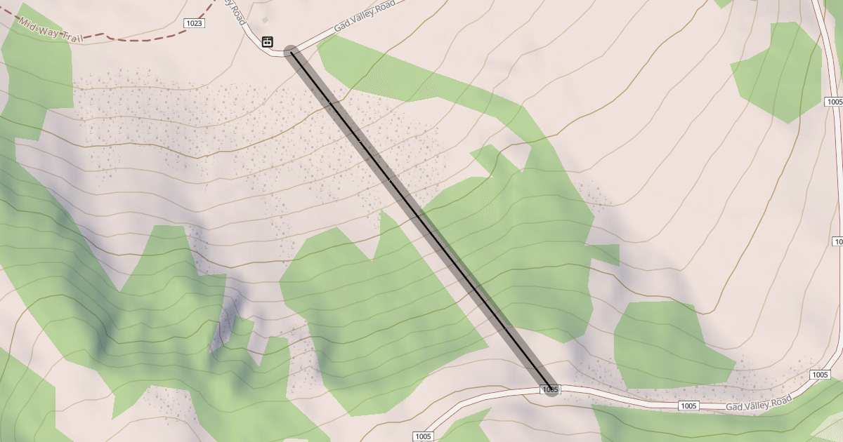 Map preview of Jones Ave