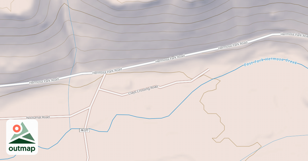 Map of CLAYS CROSSING