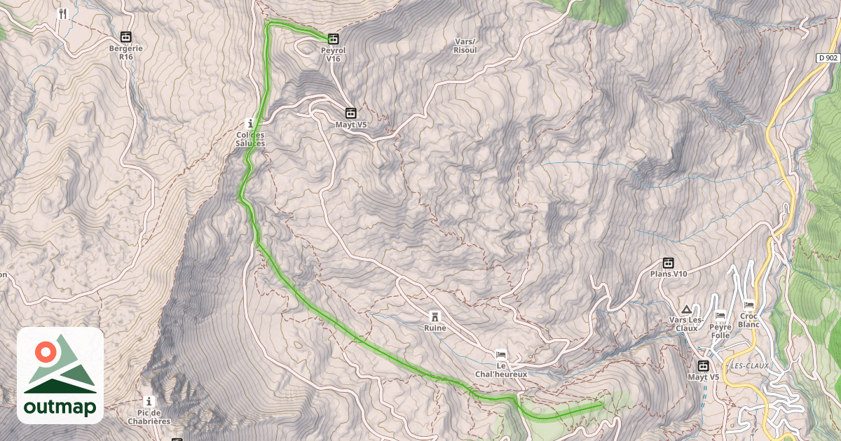 Map of Jas du Boeuf