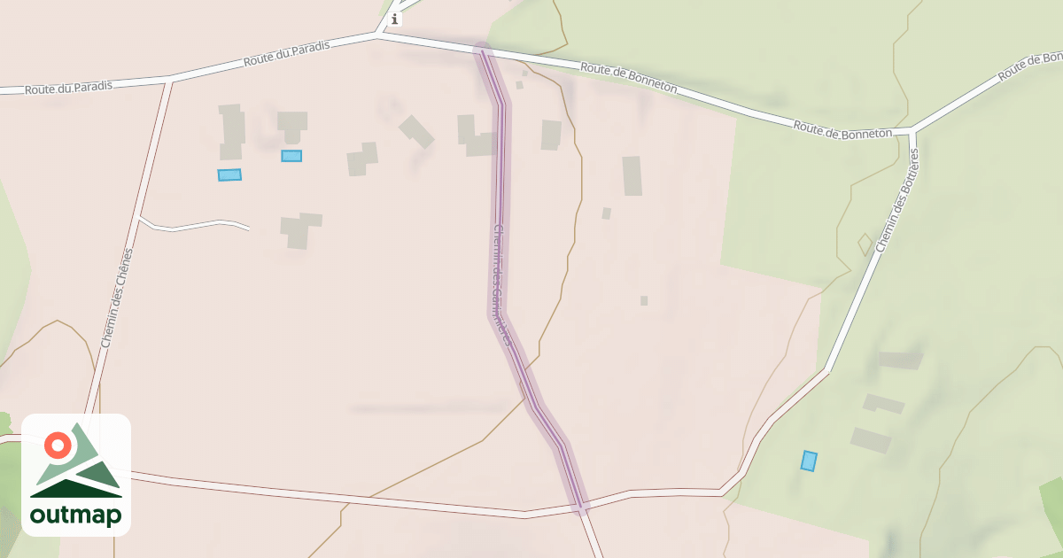 Map of Chemin des Garinnières