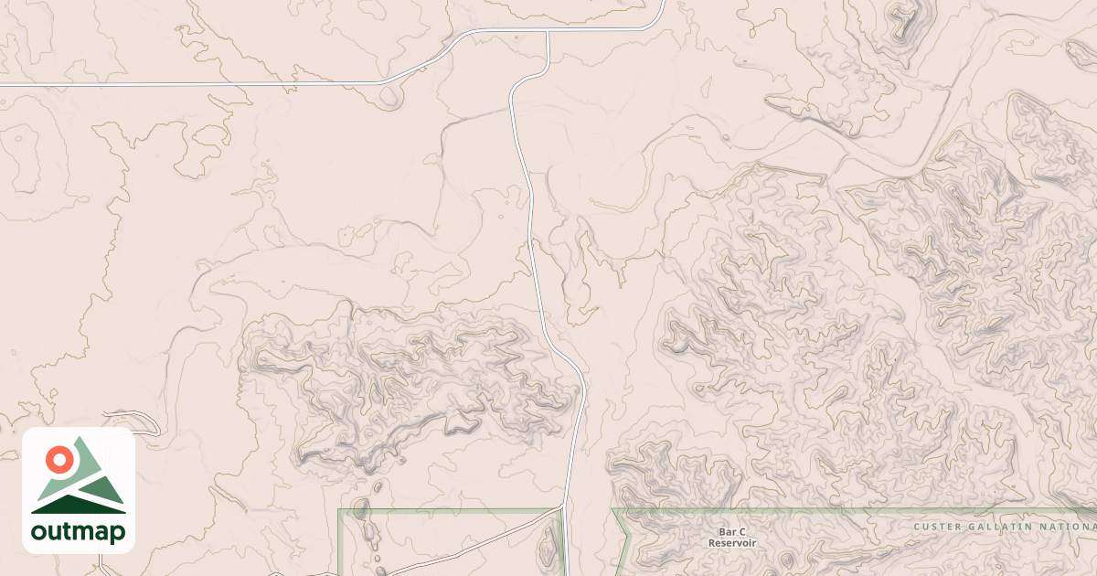 Map of SNOW CREEK