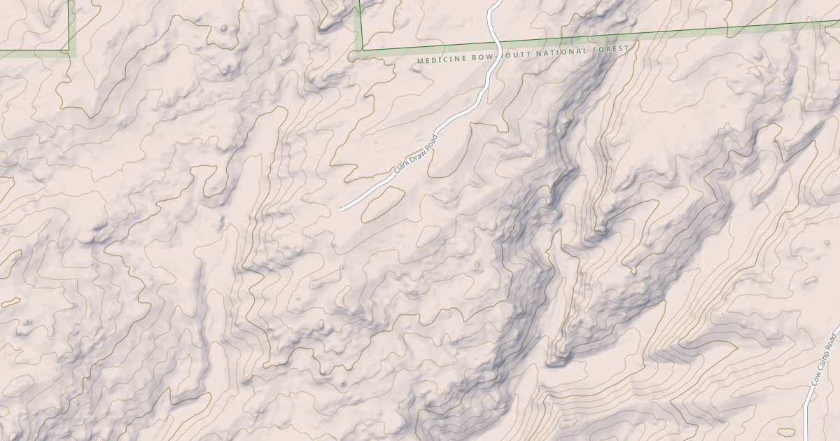 Map preview of CLARK DRAW