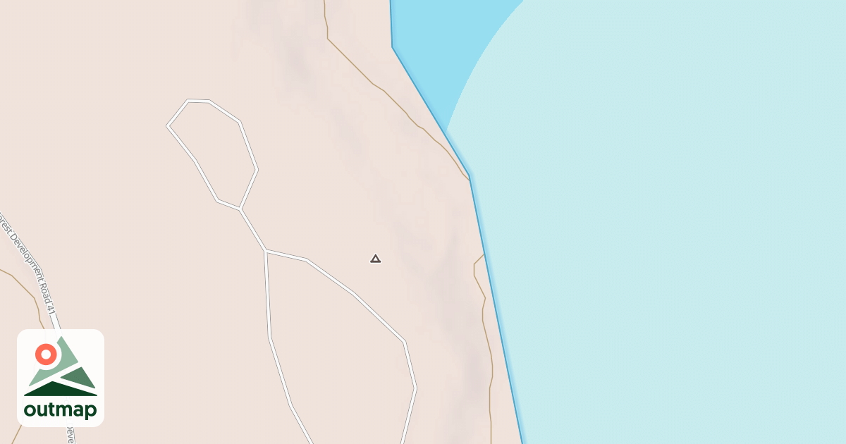 Map of DELINMENT LAKE CG N SPUR MRS
