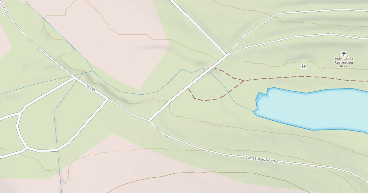 Map preview of TWIN LAKES