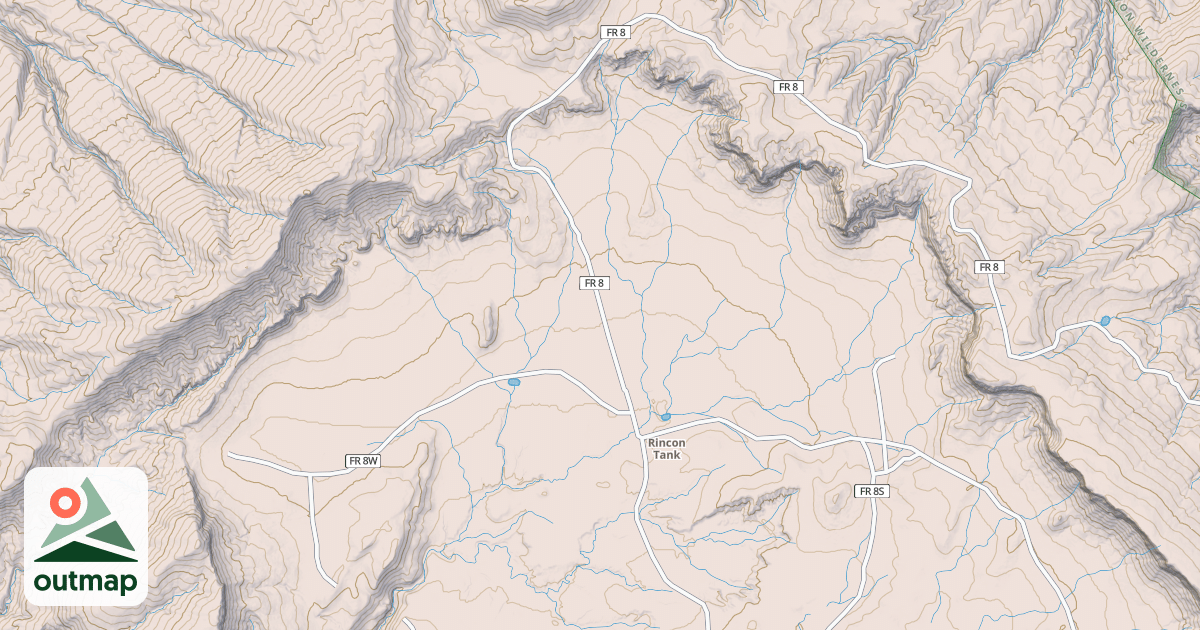 Map of FRENCH MESA