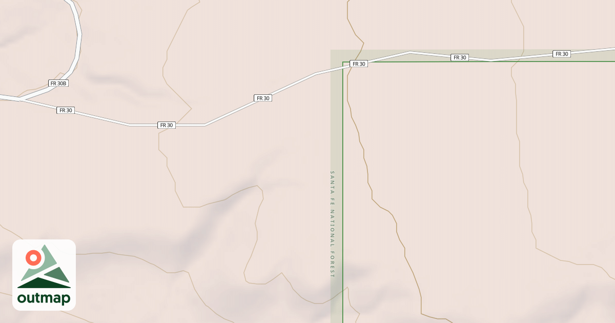 Map of USFS Motor Vehicle Use Map Roads {22016ADA-9B8D-44B3-B254-C2EF820F7EB3}