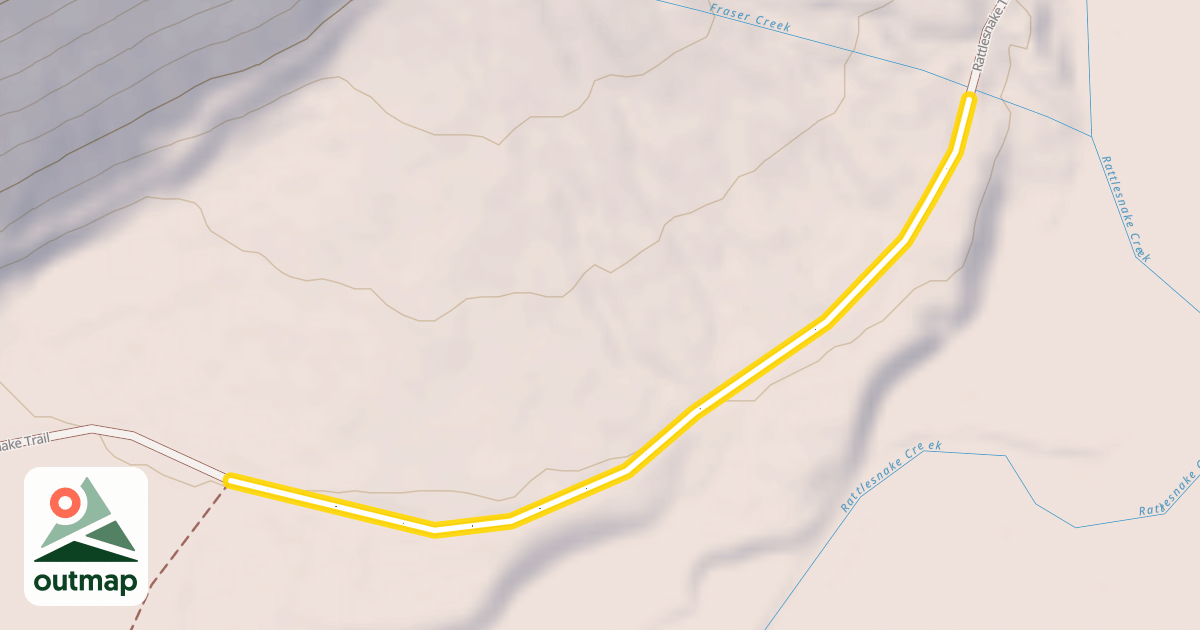 Map of Rattlesnake Trail