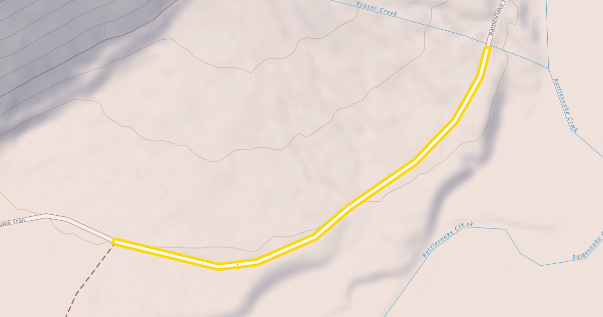 Map preview of Rattlesnake Trail