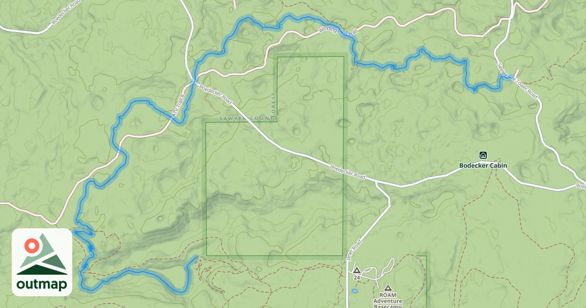 Map of Seeley Pass Trail
