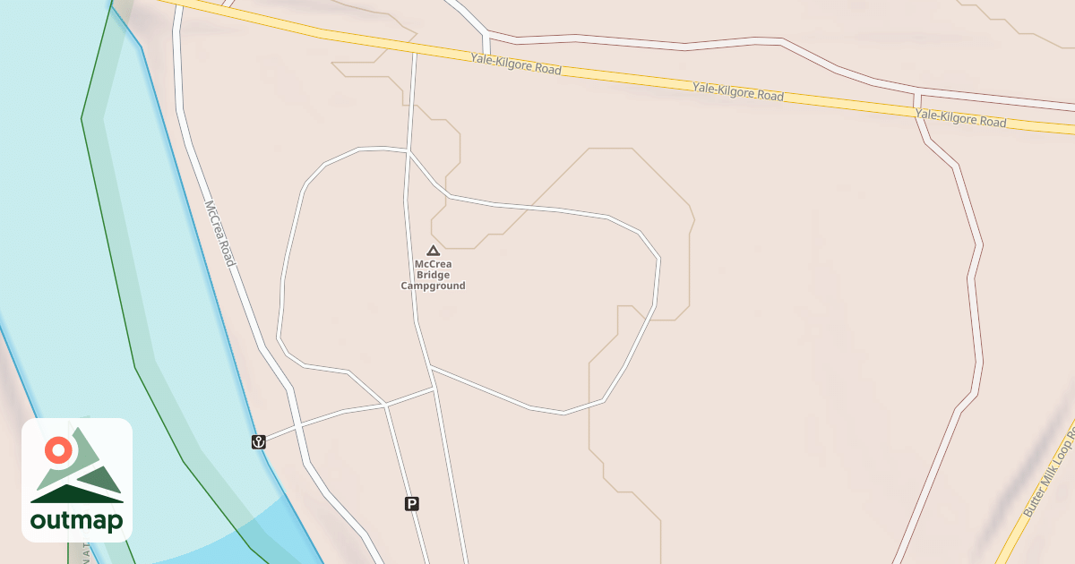 Map of MCCREA BRIDGE CG B