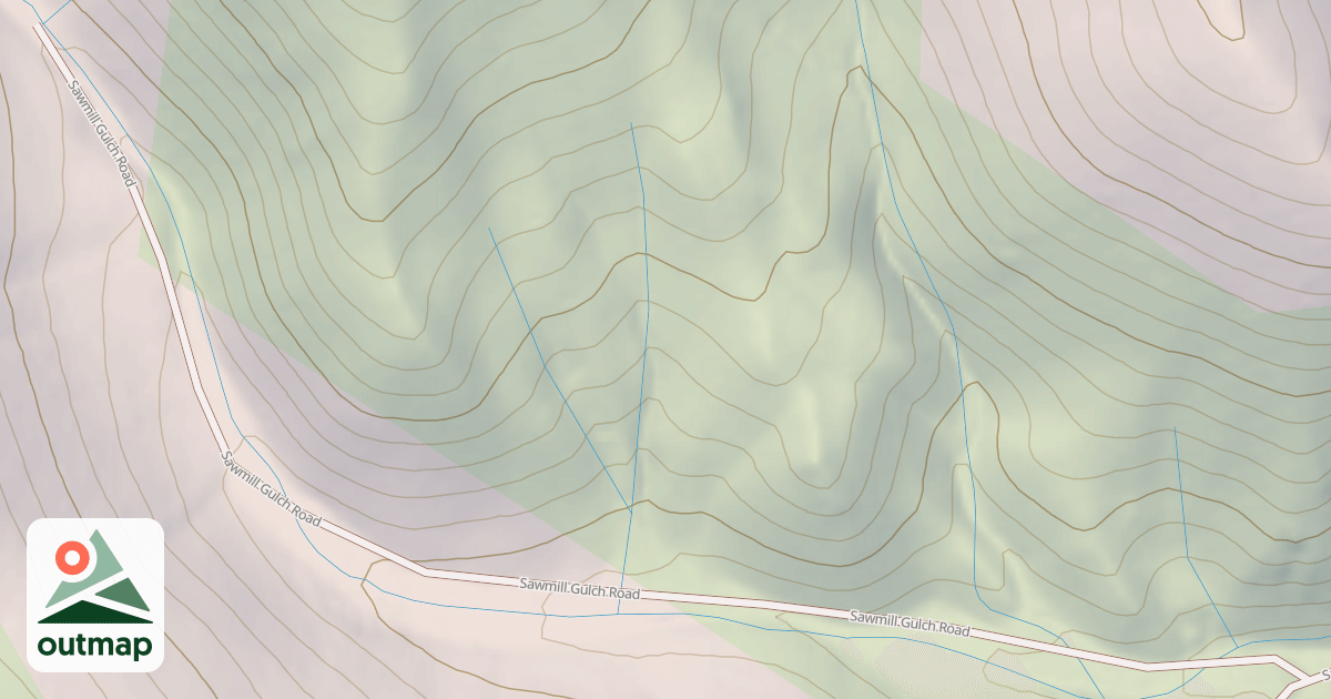 Map of SAWMILL GULCH