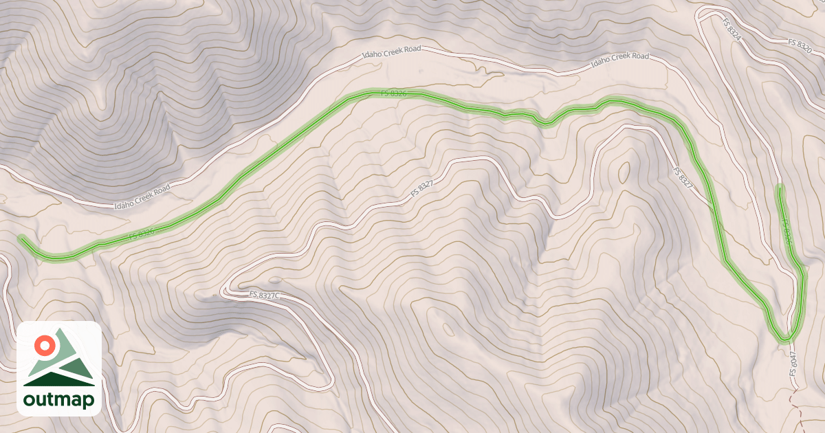 Map of FS 8326