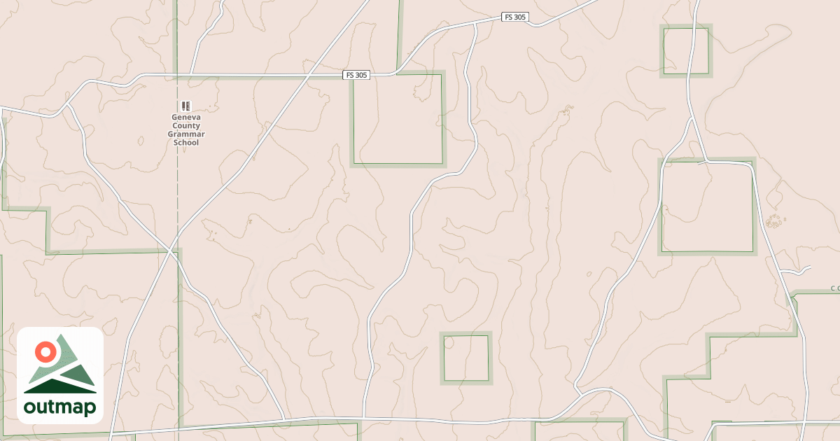 Map of PANTHER CREEK