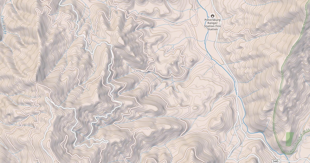 Map preview of BLUE GULCH